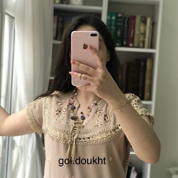 مدل نبات با گلدوزی بته جقه