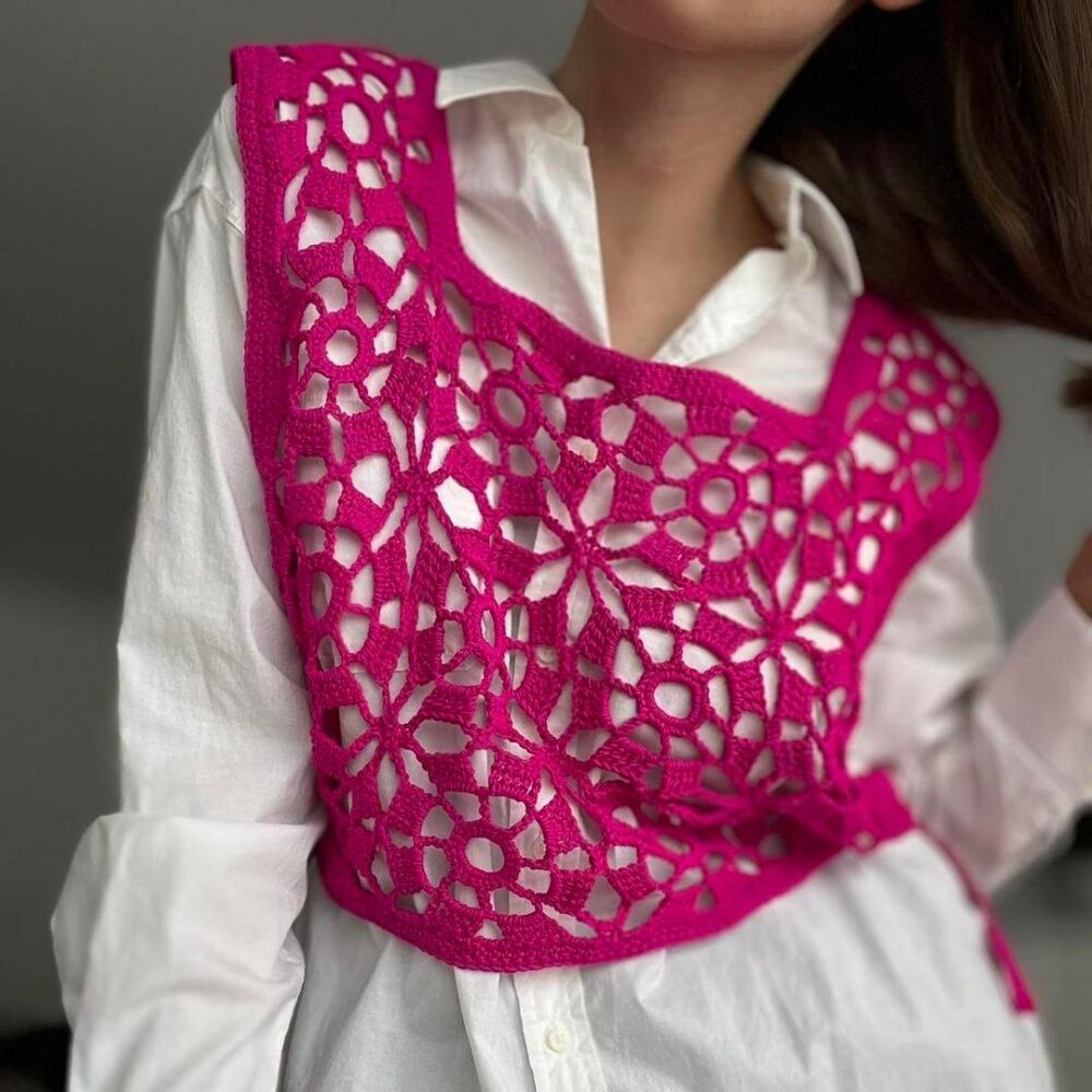 بلوز قلاب بافی - تصویر 7