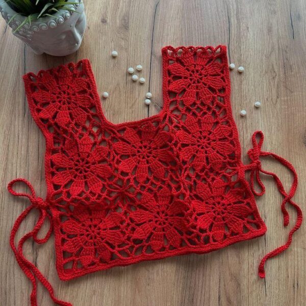 بلوز قلاب بافی