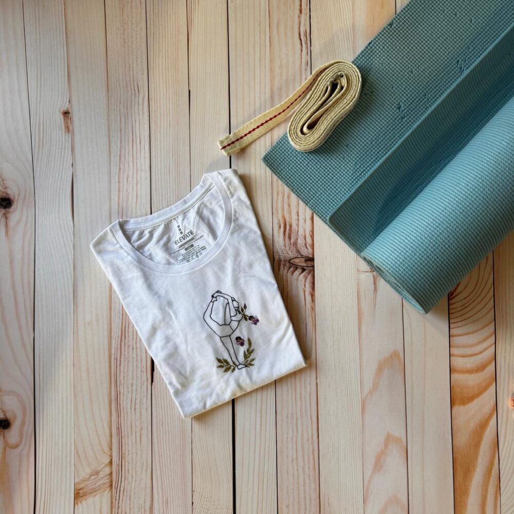 تی شرت های گلدوزی شده با طرح یوگا - تصویر 8